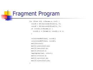 Fragment Program 