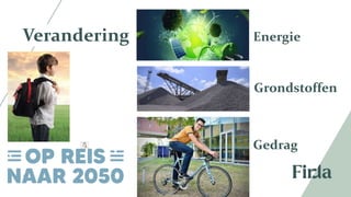 5
Verandering
Gedrag
Energie
Grondstoffen
 