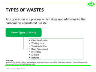 APPLYING LEAN SIX SIGMA FOR WASTE REDUCTION IN A MANUFACTURING ...