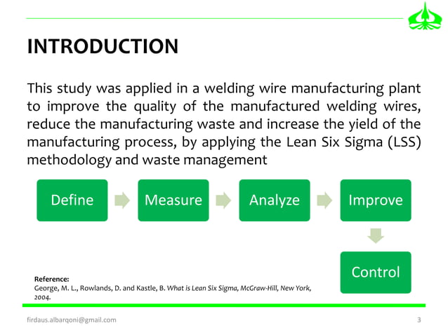 APPLYING LEAN SIX SIGMA FOR WASTE REDUCTION IN A MANUFACTURING ...