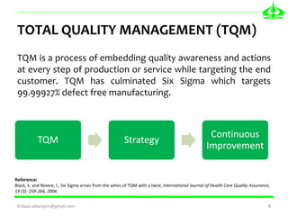 APPLYING LEAN SIX SIGMA FOR WASTE REDUCTION IN A MANUFACTURING ...