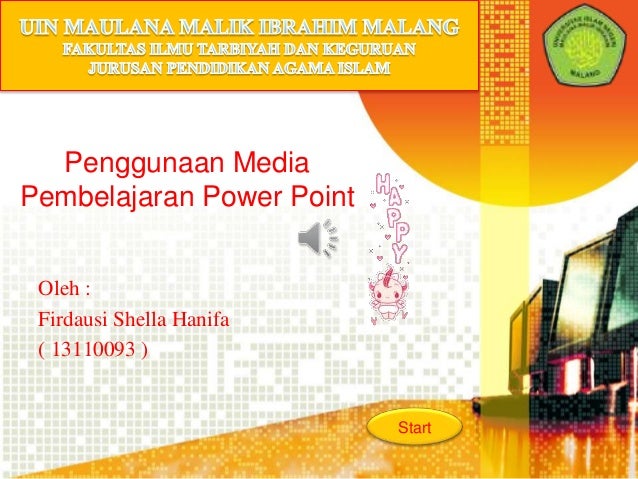 Penggunaan Media Pembelajaran Power Point