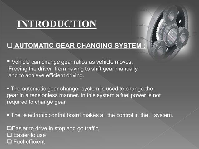 automatic-gear-chaning-system-in-two-wheeler-ppt