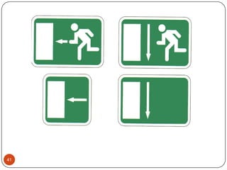 Means of Escape37Aim is to get everyone out in about 2.5 minutes.Means of escape is a structural means forming part of the building where people can escape fire by their own unaided efforts to a place of safety.Bear in mindnumbers, level of risk, types of people, travel distance.