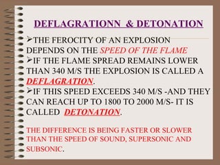Deflagrate Fire | PPT