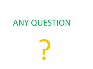 ANY QUESTION
 