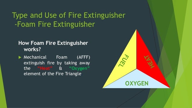 Fire , Fire types and Fire Extinction