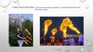 Fire hazards | PPTX