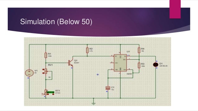 Fire Alarm using 555 timer and thermistor
