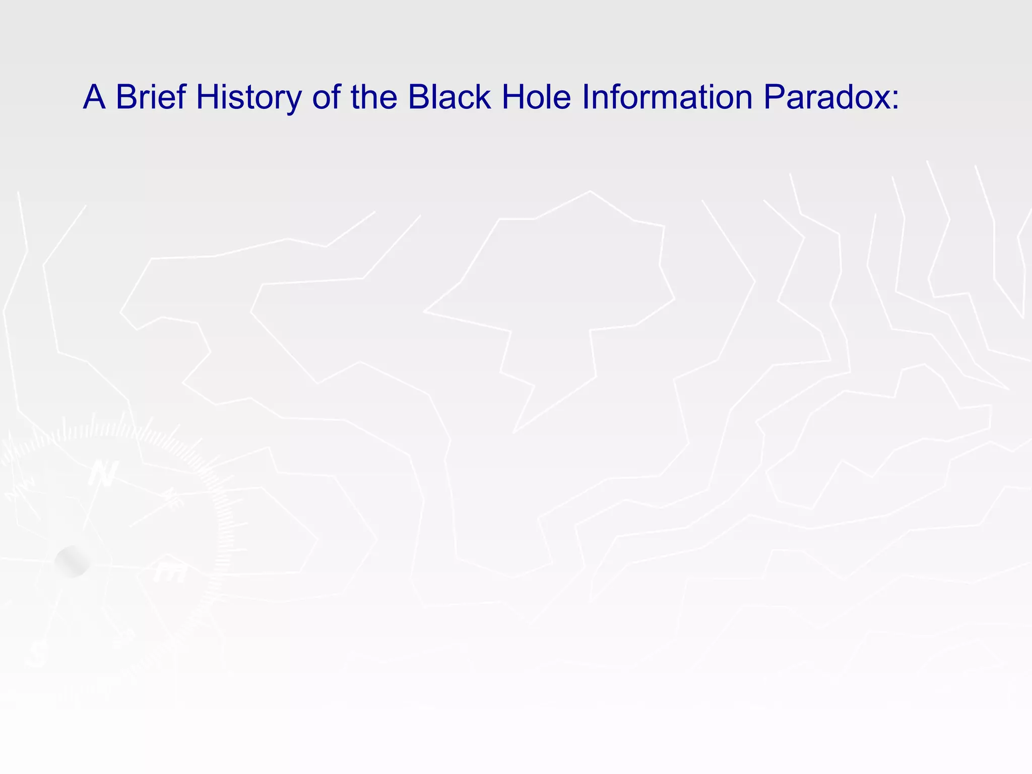 A Brief History of the Black Hole Information Paradox:
 