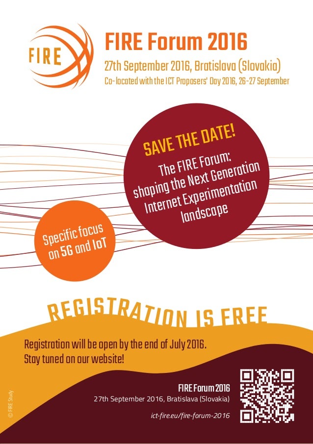 Fire Forum 2016 Flyer