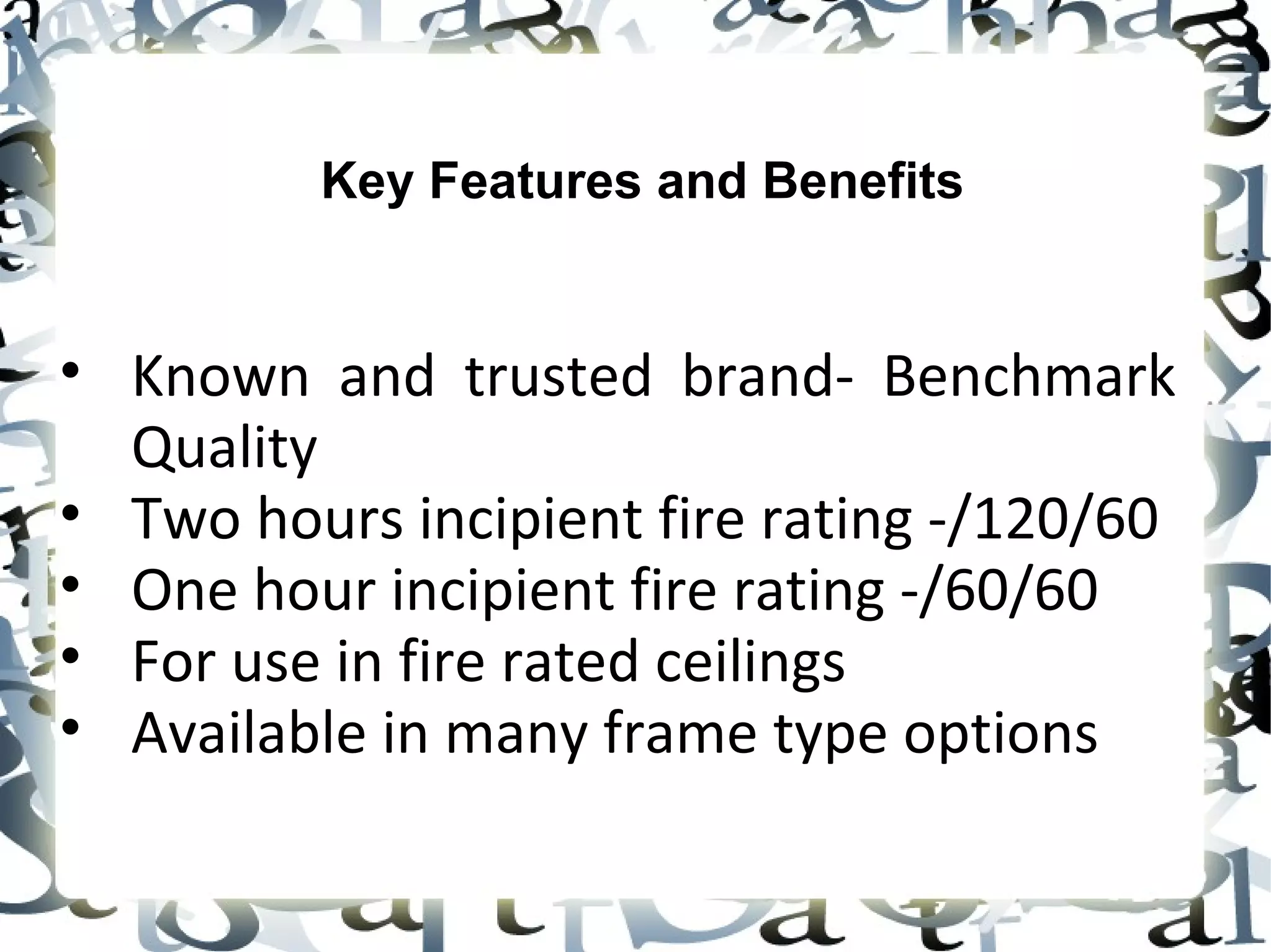 Fire-Rated Ceiling Hatches: Get The Ultimate Protection From Fire | PPT