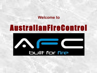 Welcome to
AustralianFireControl
 