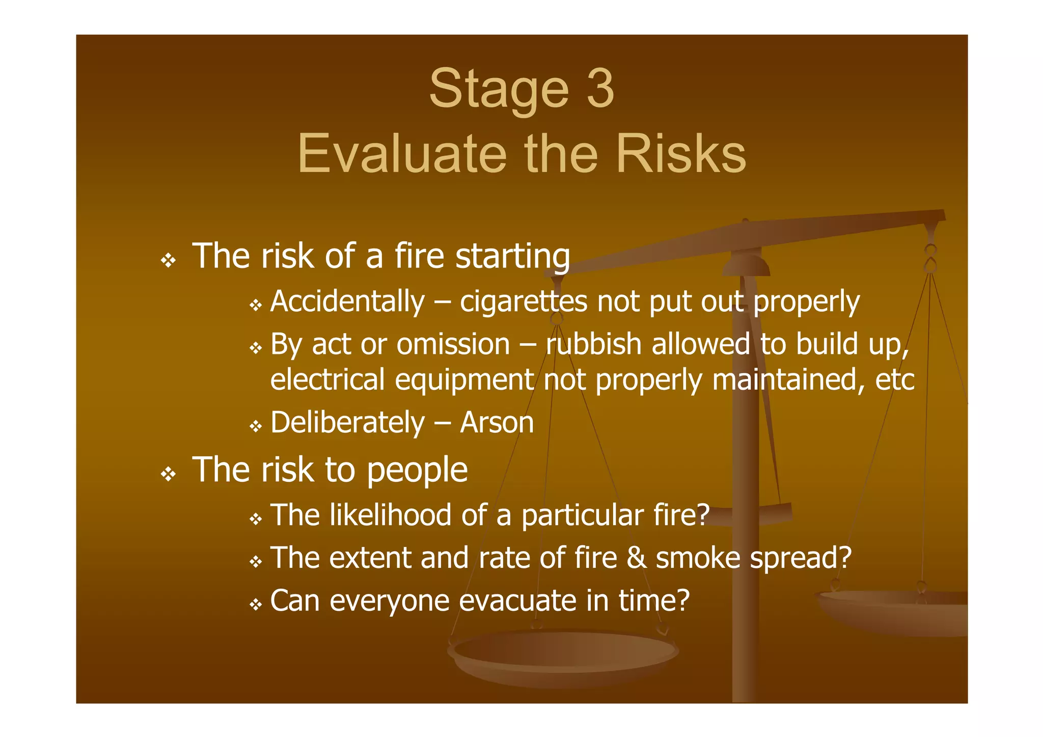 Fire Risk Assessment Presentation