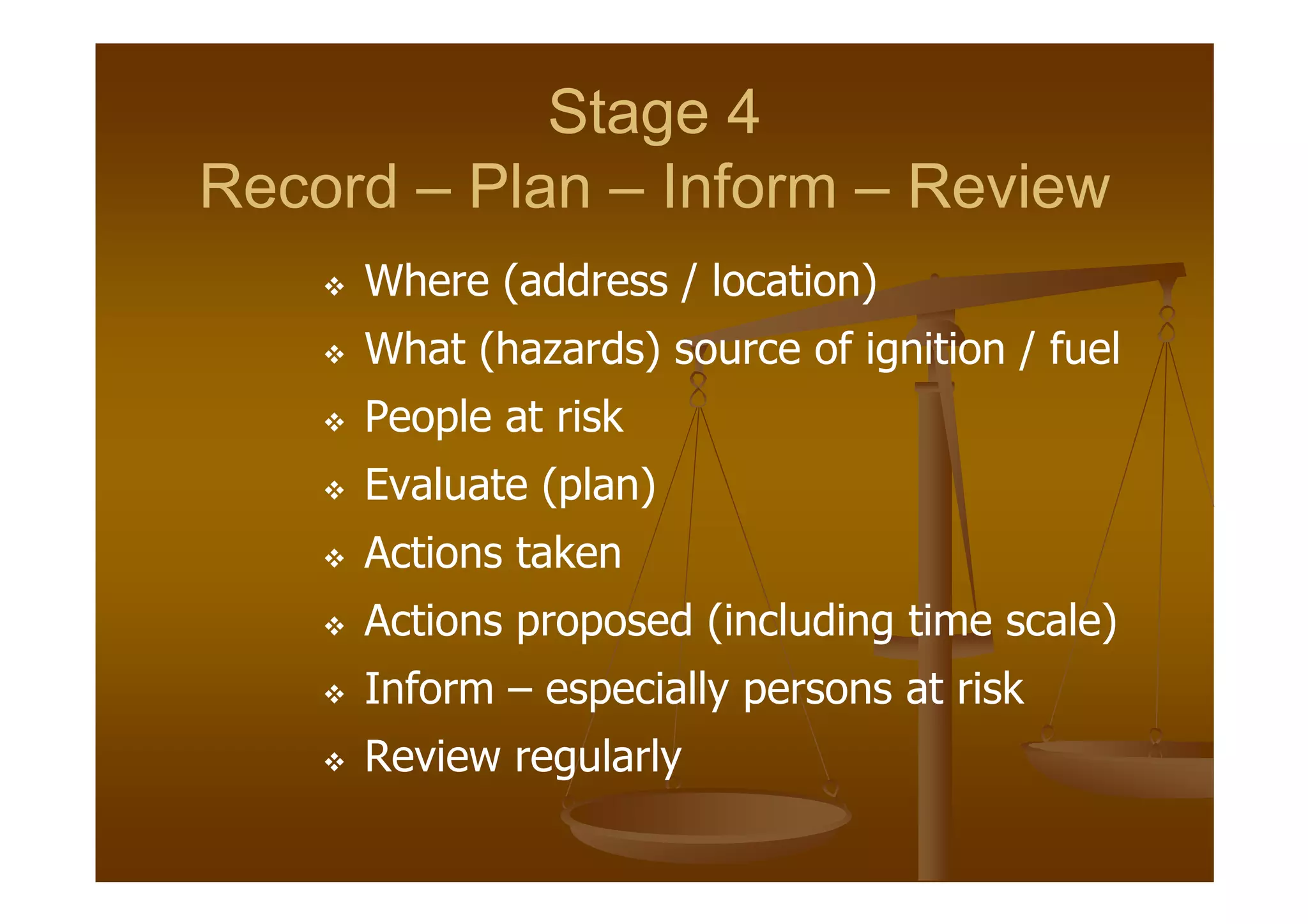 Fire Risk Assessment Presentation