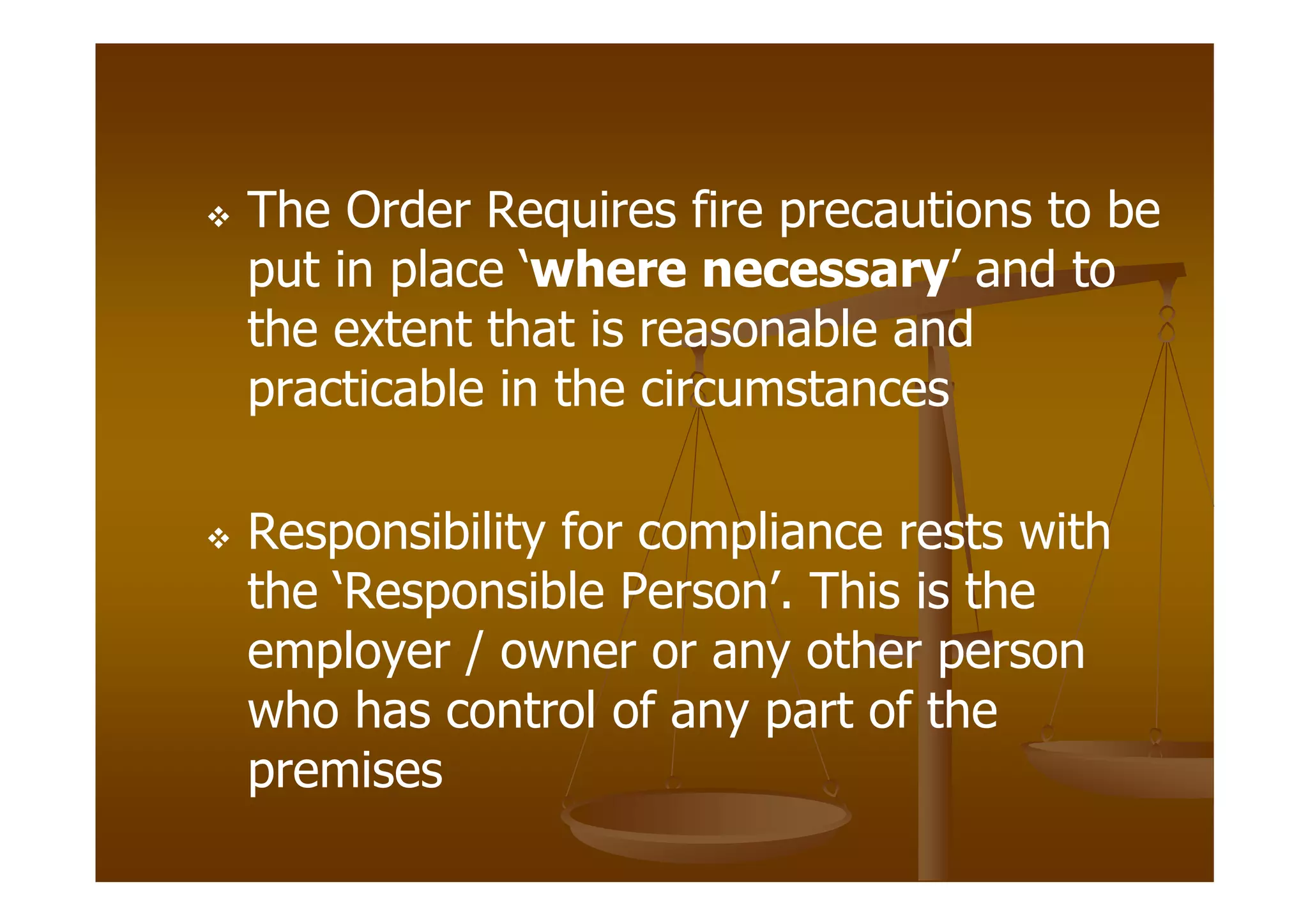 Fire Risk Assessment Presentation