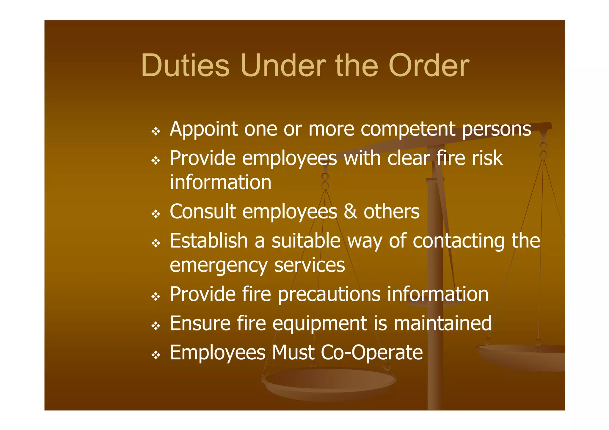 Fire Risk Assessment Presentation
