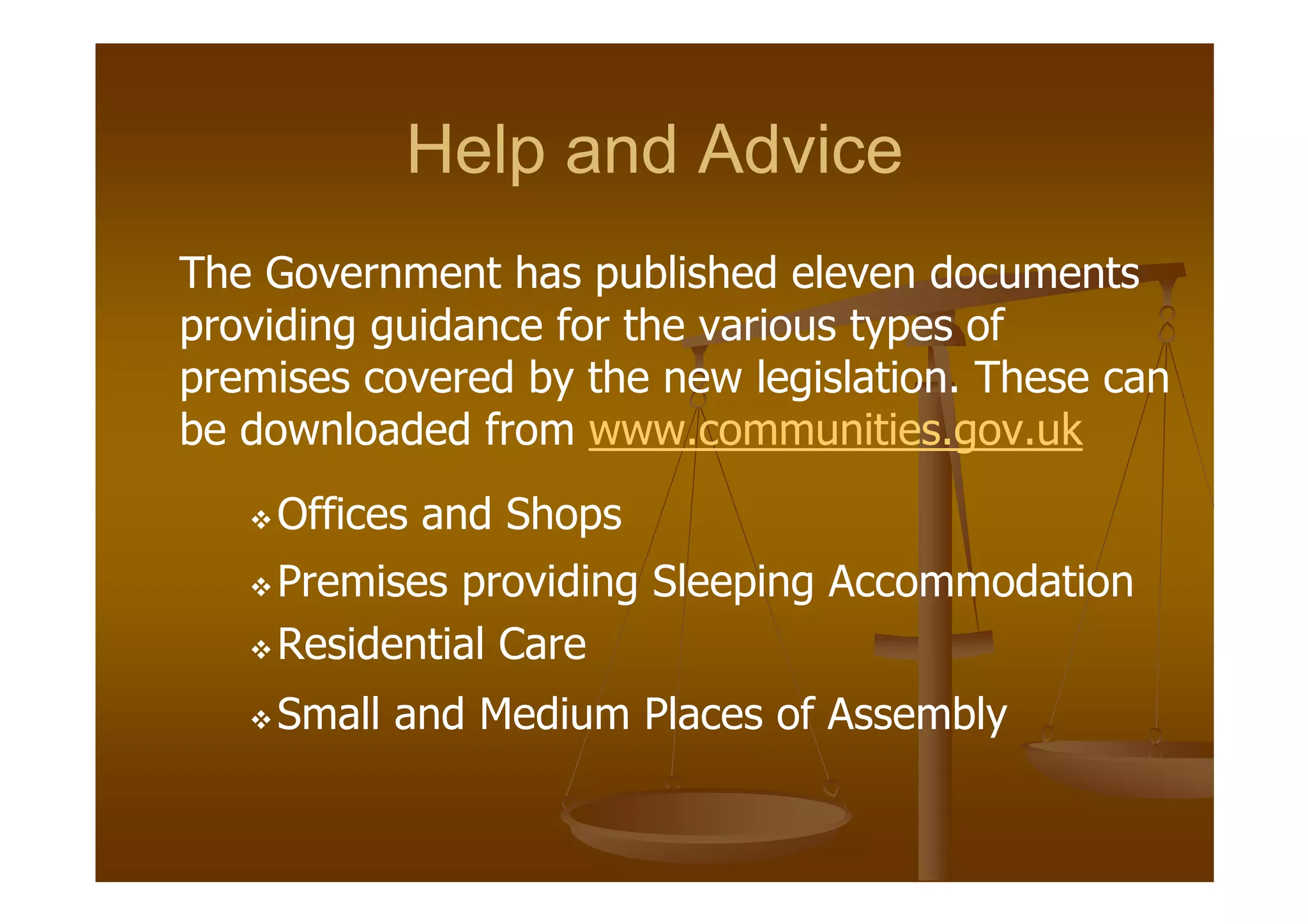 Fire Risk Assessment Presentation