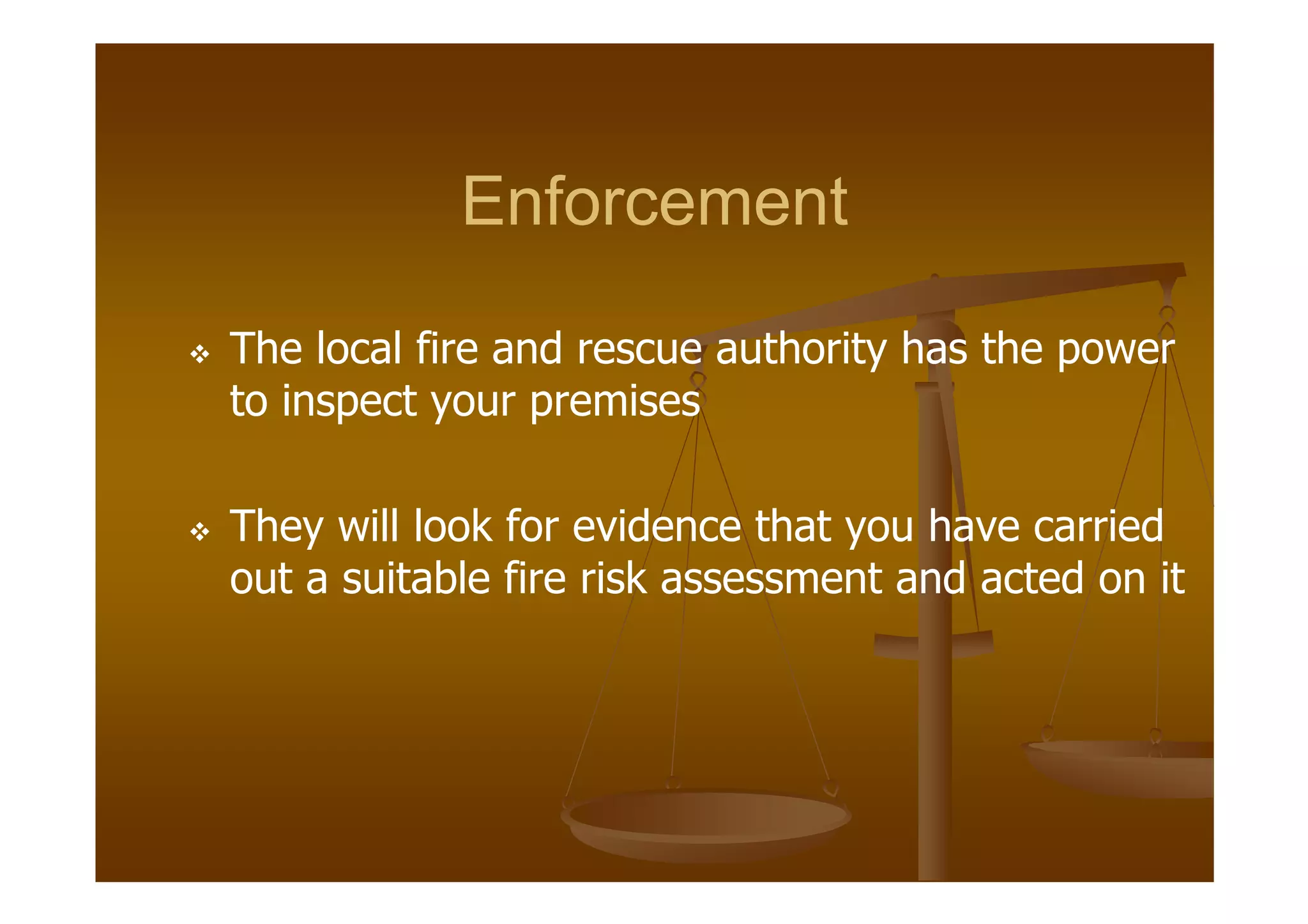 Fire Risk Assessment Presentation
