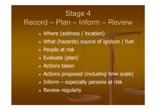 Fire Risk Assessment Presentation