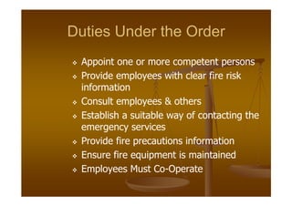 Fire Risk Assessment Presentation
