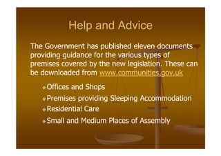 Fire Risk Assessment Presentation