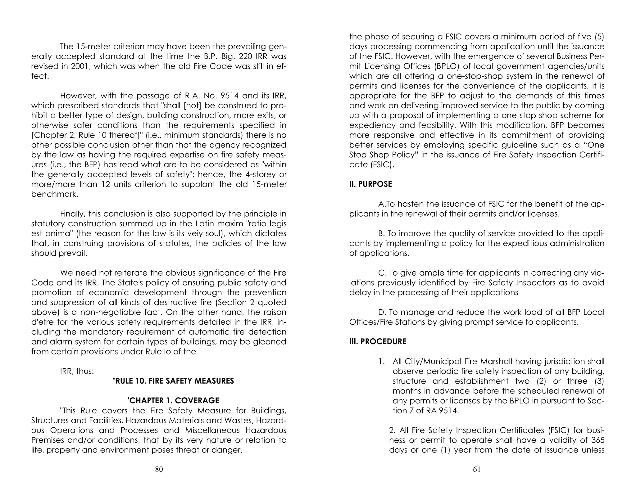Fsic Processing Fire safety-enforcement2012 | PDF