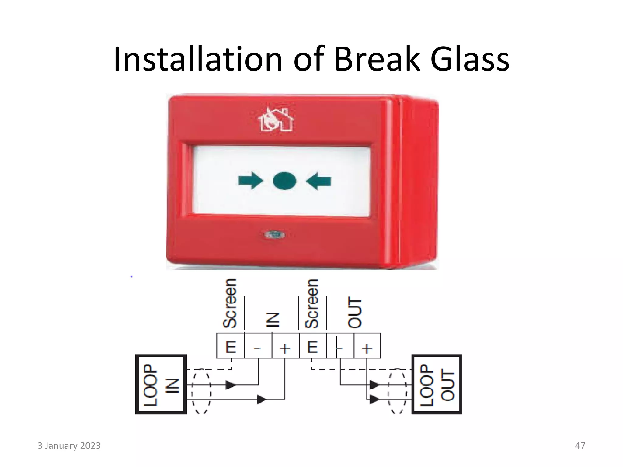 Installation of Break Glass
3 January 2023 47
 