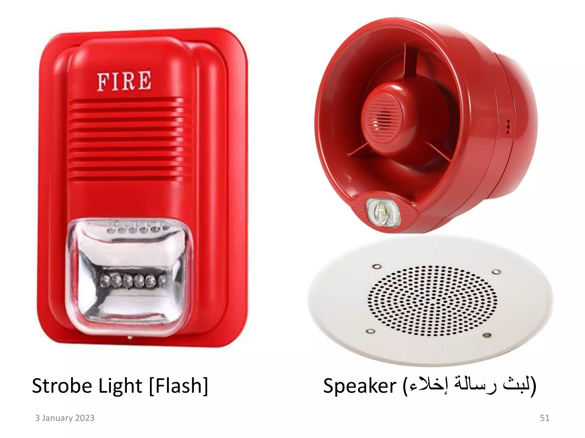 3 January 2023 51
Strobe Light [Flash] Speaker ( (
‫لبث‬
‫رسالة‬
‫إخالء‬
 