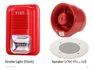 3 January 2023 51
Strobe Light [Flash] Speaker ( (
‫لبث‬
‫رسالة‬
‫إخالء‬
 