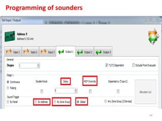 94
Programming of sounders
 