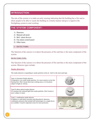 Fire Alarm System for safety of electrical systems | PDF