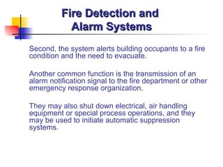 Fire Alarm System with protection and detection | PPT