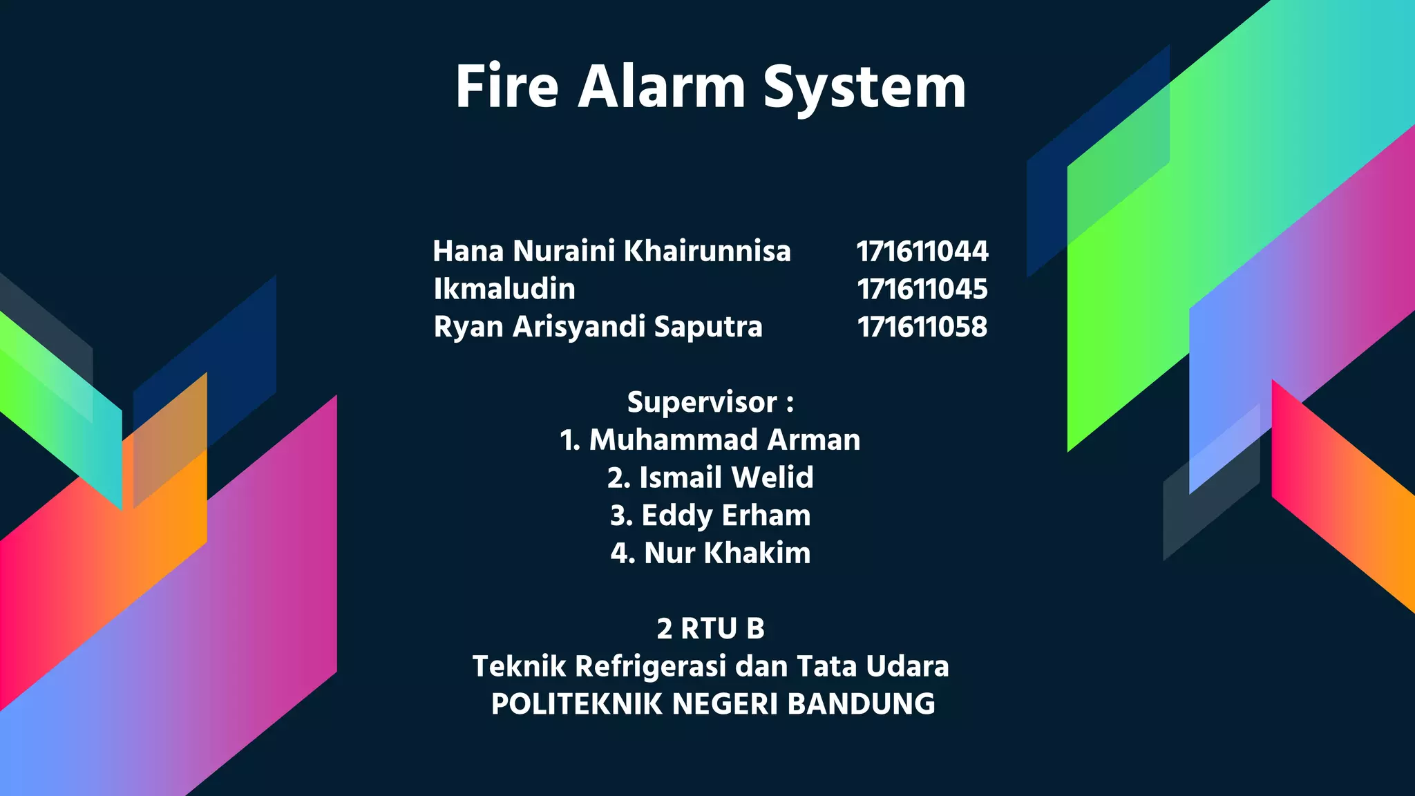 Polban Fire Alarm System Menggunakan Arduino Uno+LabView Link | PPTX