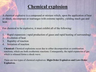 Fire and explosion | PPTX