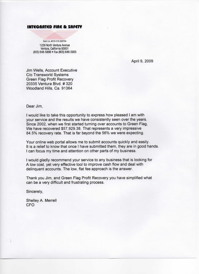 Fire and safety letter001 | PDF