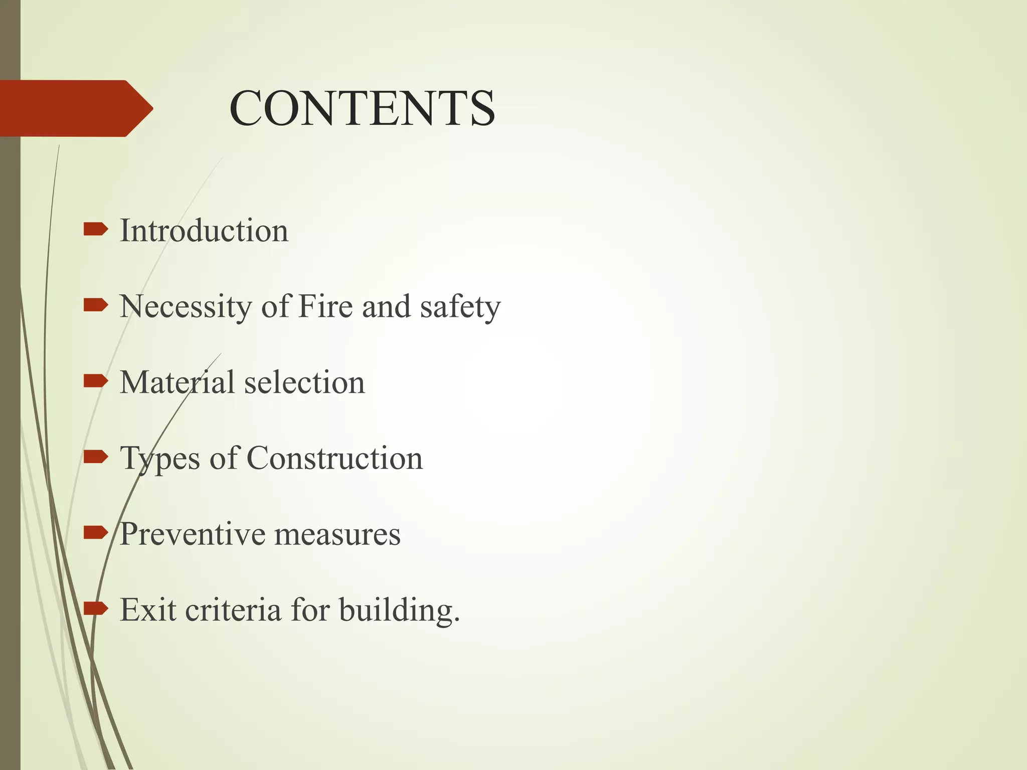 Fire and safety management | PPTX