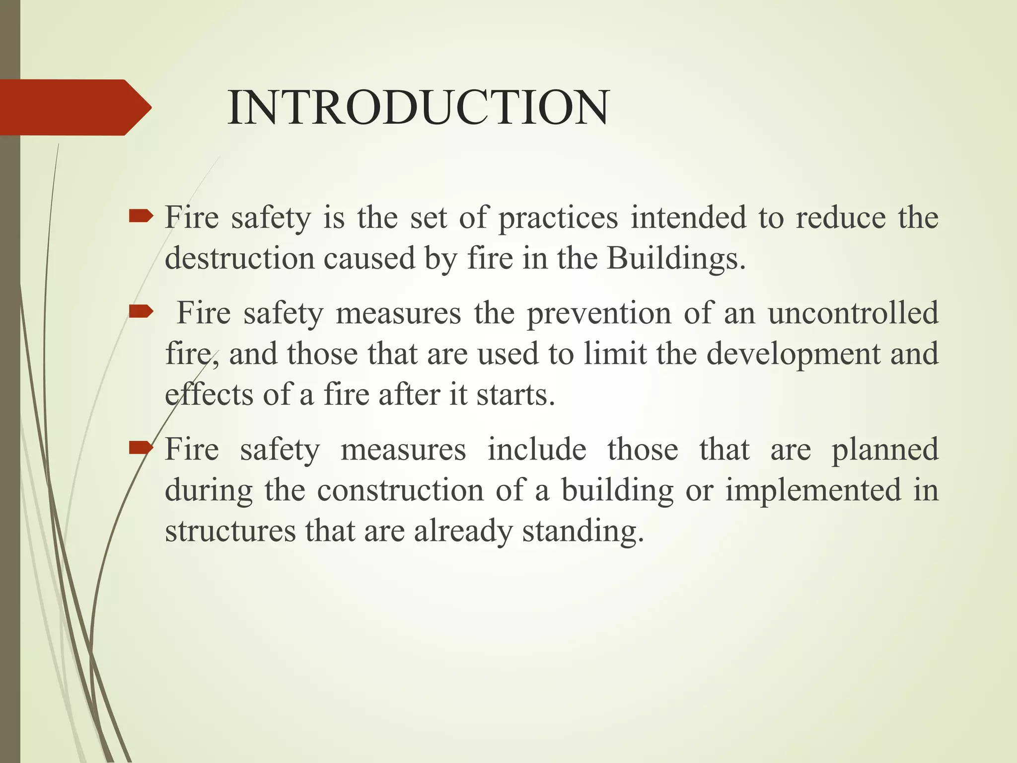 Fire and safety management | PPTX
