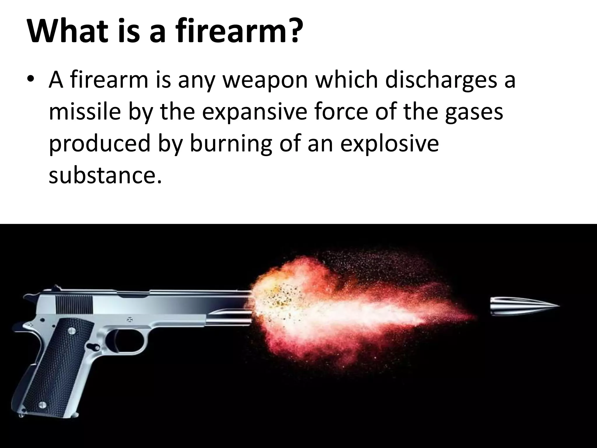 Firearm injuries | PPTX