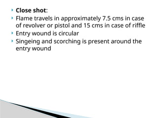FIREARM INJURIES.pptx forensic medicine h | PPTX