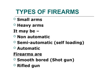 Fire Arm Injuries Fire Arm Injuries .ppt