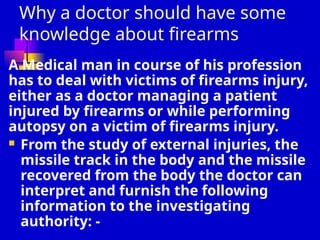 Berna Firearm Injuries Comprehensive Overview of Firearm Injuries and Forensic Ballistics for ...