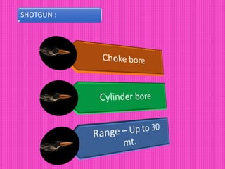 SHOTGUN :
 