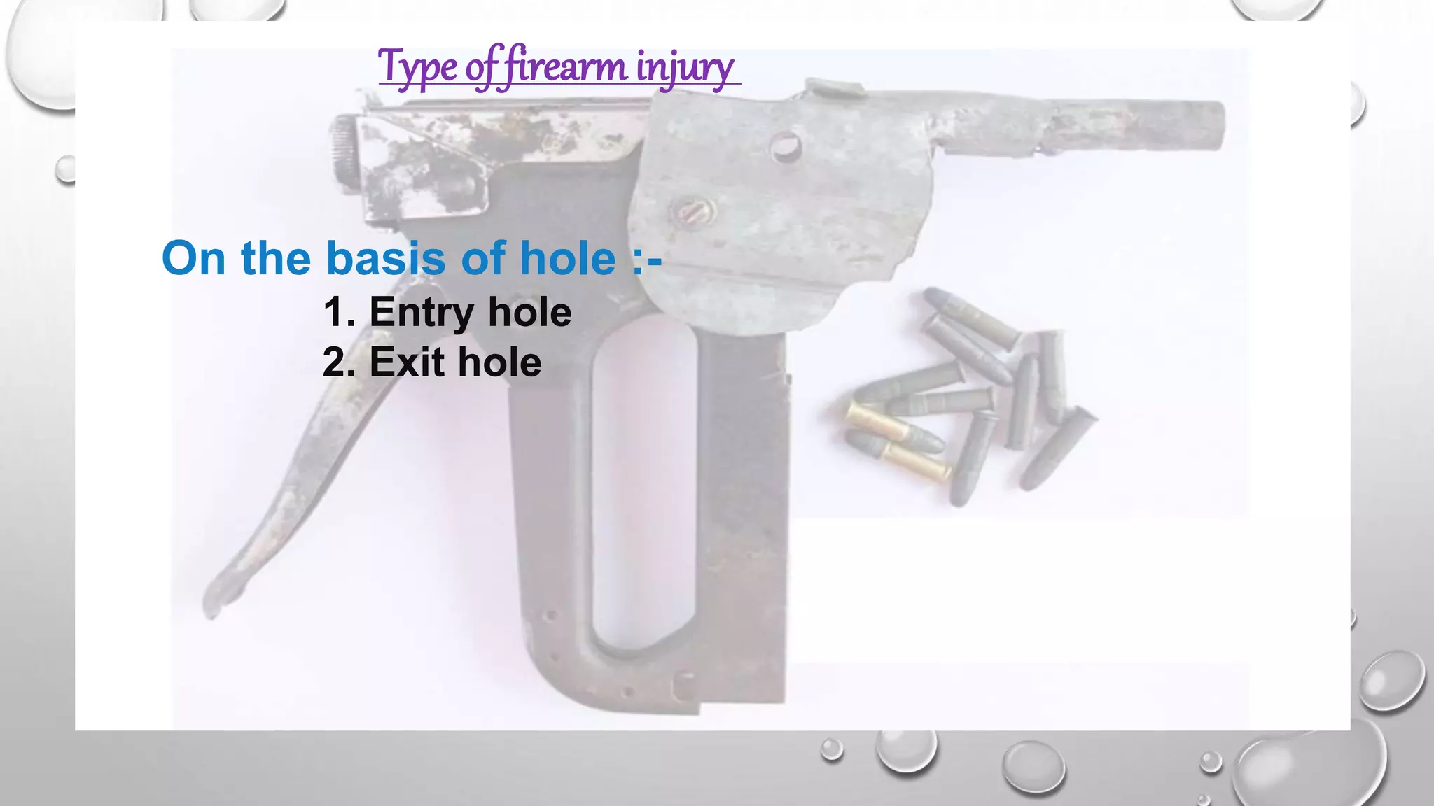 Firearm injuries | PPTX