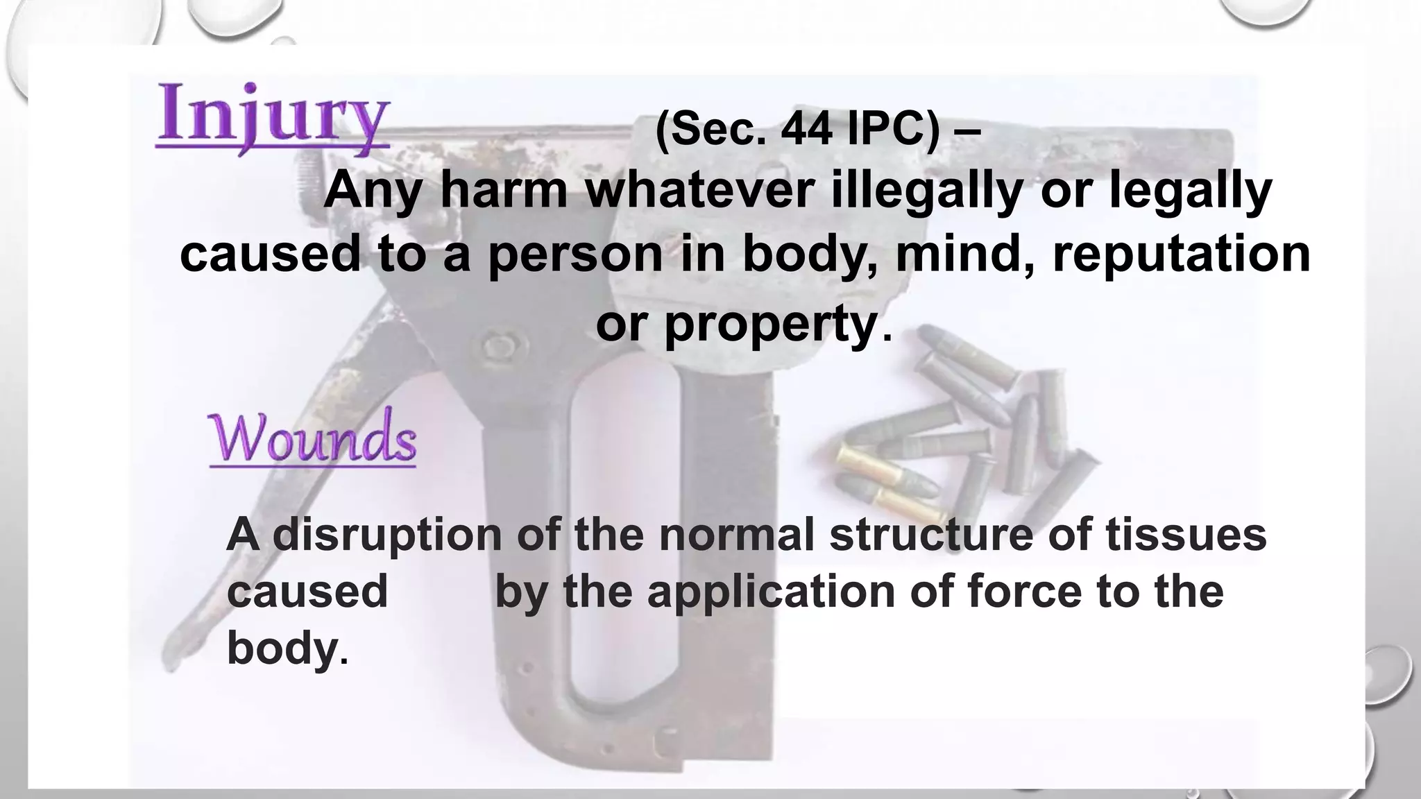 Firearm injuries | PPTX