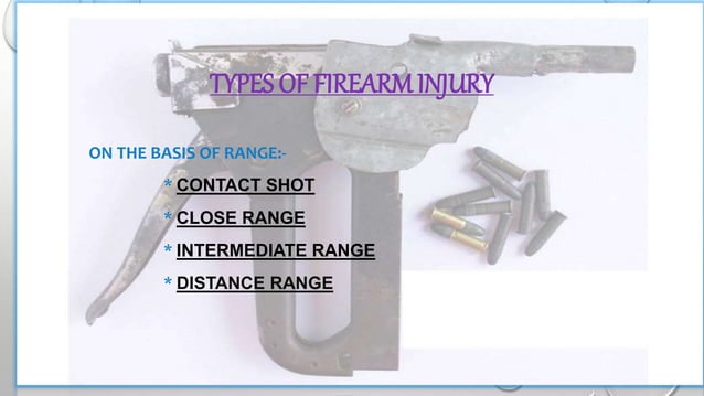 Firearm injuries | PPTX