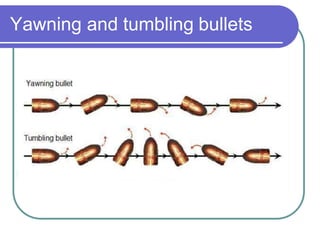 Yawning and tumbling bullets
 