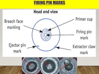 FIRING PIN MARKS
 
