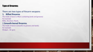 Firearms_065129 (1).Modern forensic firearm examination | PPTX