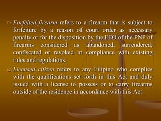 FIREARMS LAW.ppt